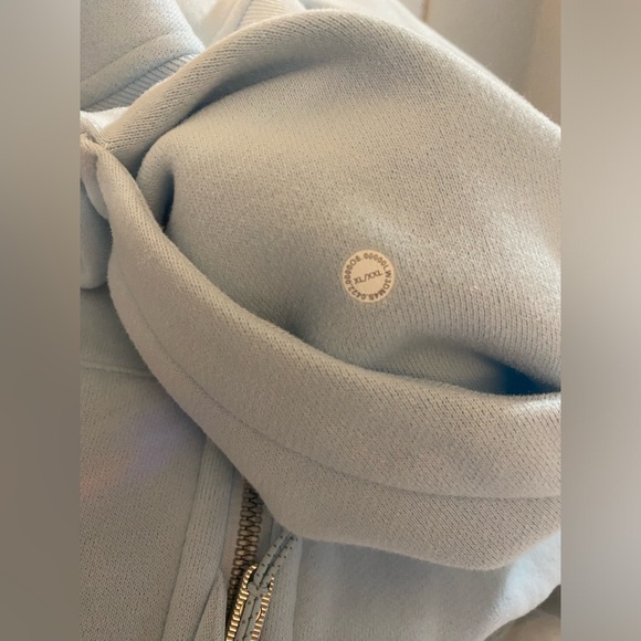 Lululemon Powder Blue Scuba Oversized Half Zip Hoodie - Picture 7 of 7